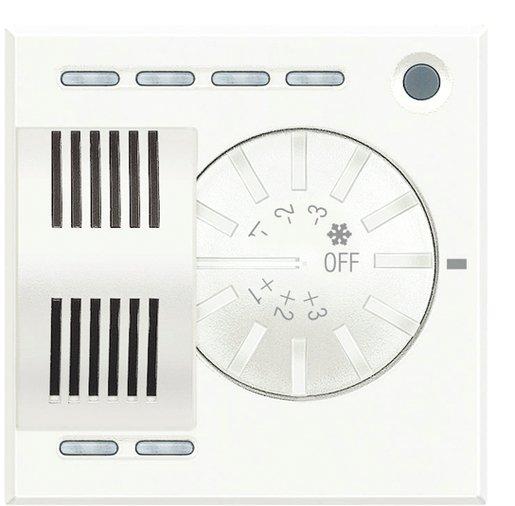 Raumthermostat für Fan-Coils mit Stellrad weiß My Home