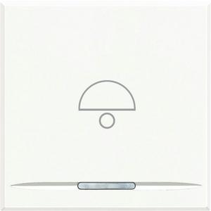 Symbolwippe für Tastsensor mit 1 Funktion "Glocke" 2-modulig White
