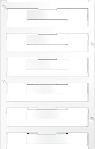 Gruppenmarkierer Klemmenmarkierer MultiCard 33,3 x 8 mm Polyamid weiß