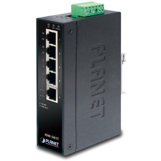 Industrial Fast Ethernet Switch IP30 Slim Type 5-Port (-40 bis 75 Grad C)