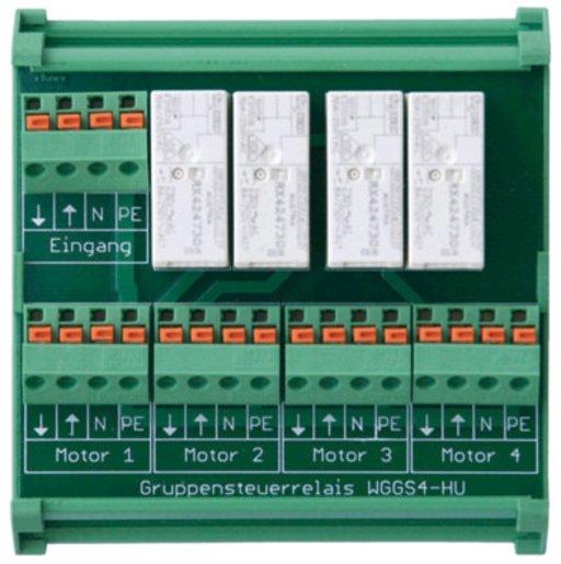 Trennrelais Gruppensteuerrelais 4 Ausgänge