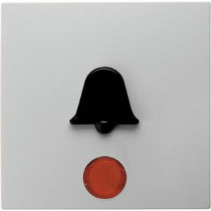 Wippe mit roter Linse und abtastbarem Symbol Klingel S1/B1/B.3/B7 Glas