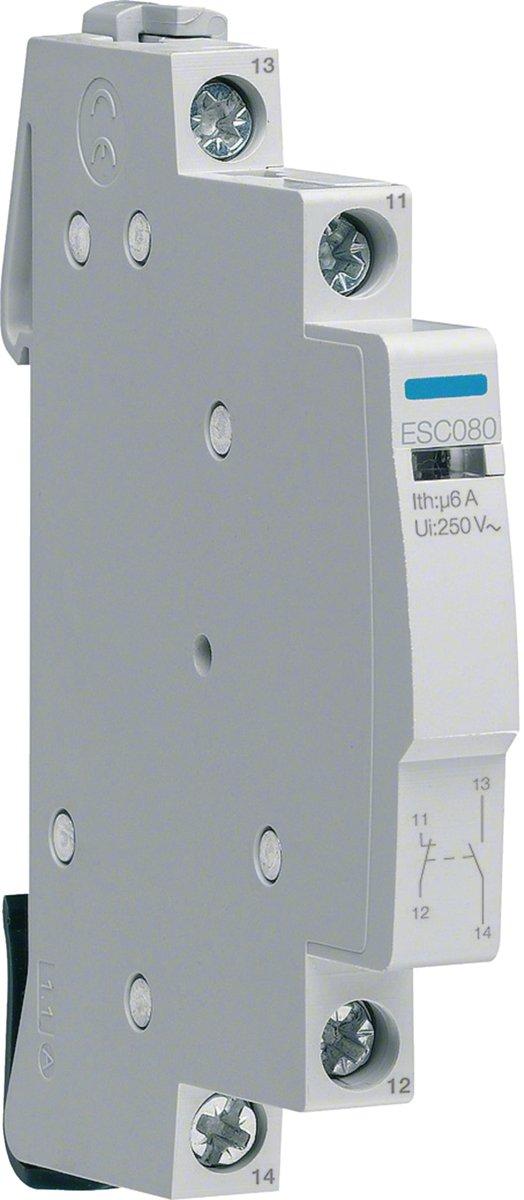 Hilfsschalter 6 A 1S+1Ö 250 V AC für Schütze ESC080