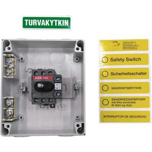 Sicherheitsschalter OTP16T3M 1S 7,5kW 400V IP65 I-O ON-OFF