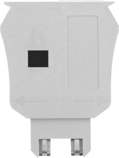 Sicherungshalter mit Steckanschluss 140-250V dunkelbeige