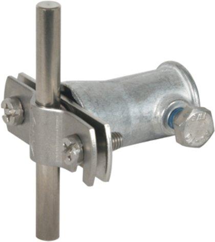 Leitungshalter mit Befestigungsbuchse ZG/NIRO Rd. 7-10 mm