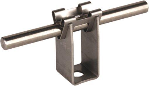 Leitungshalter DEHNgrip NIRO Ø 8mm Bauhöhe: 32 mm