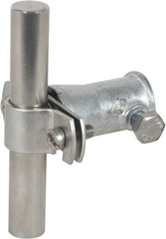 Stangenhalter mit/für Befestigungsbuchse NIRO Rd. 16mm