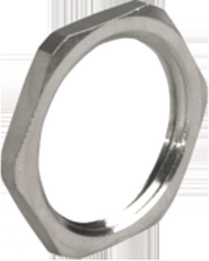 Gegenmutter Kabelverschraubung M75 Messing / Vernickelt