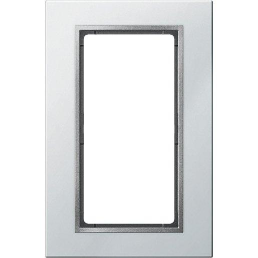 1-fach Rahmen mit großem Ausschnitt B.7 - Alu/Glas