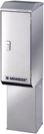 CombiTOWER Edelstahl blank AMAXX mit Tür