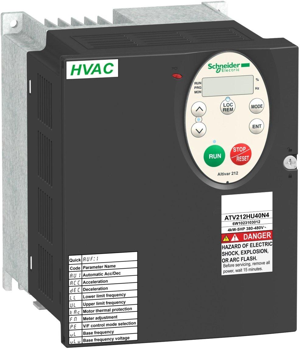 Frequenzumrichter ATV212 3kW 480V 3-ph. EMV IP21