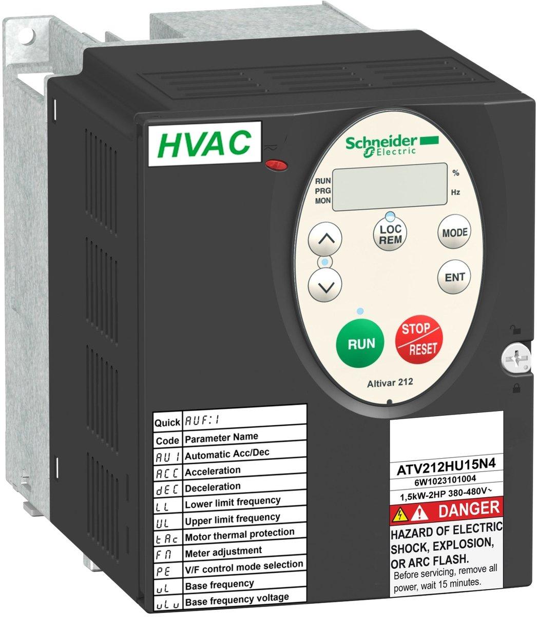 Frequenzumrichter ATV212 1,5kW 480V 3-ph. EMV IP21