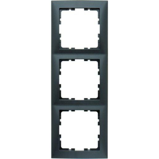 Abdeckrahmen 3-fach S.1 anthrazit matt