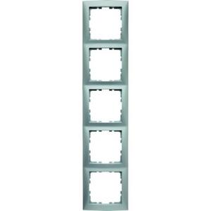 Rahmen 5-fach alu matt S.1
