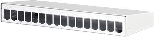 Modul AP-Gehäuse 16 Port reinweiß unbestückt