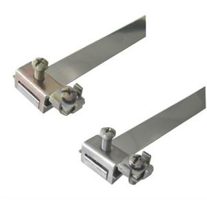 EB 2 Erdungsbandschelle 1/8-4" (Bandlänge 428 mm)