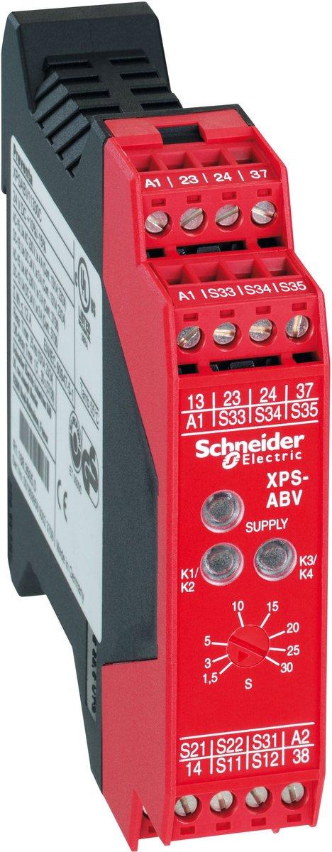 Sicherheitsbaustein Not - Halt Stopp 3 Relais 24 V DC