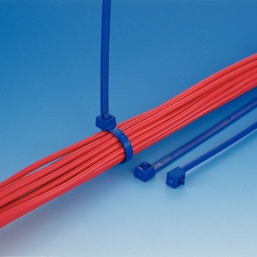 Kabelbinder 200x4,6 mm PA blau