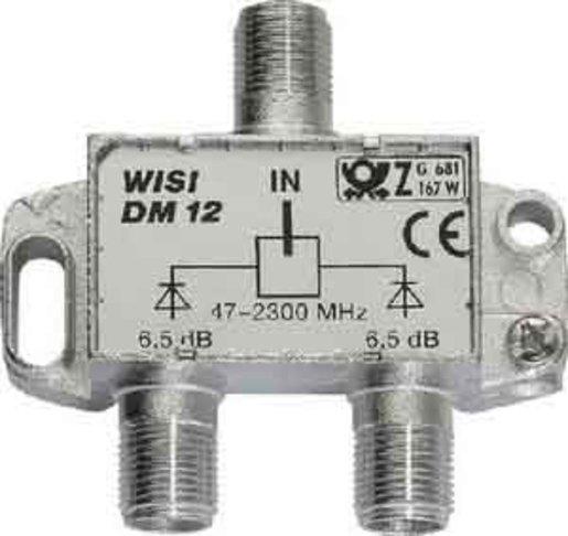 SAT-Verteiler 2-Fach 5-2400 MHz DM 12 A