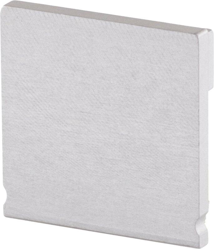 BLine Select XT00U Endkappe silber für Profil XT02 und U-Abdeckung ohne Bohrung