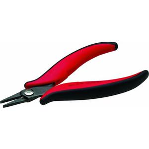 Elektronik-Flachzange 140mm Backen gerade,gezahnt 3mm breit