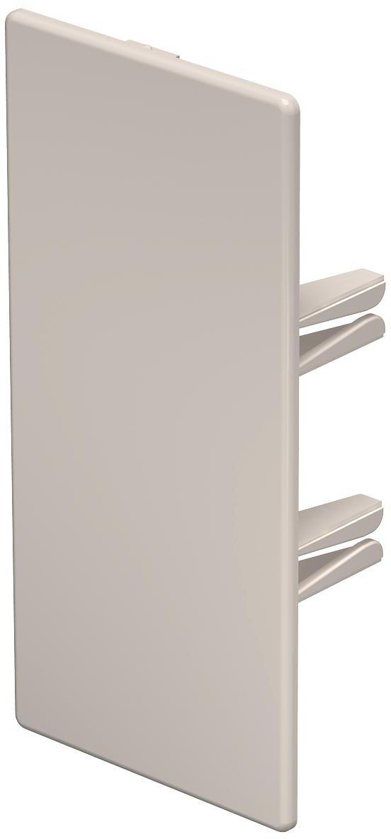 Endstück 60x130mm PVC cremeweiß RAL 9001