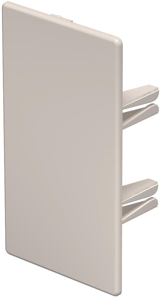 Endstück 60x110mm PVC cremeweiß RAL 9001