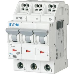 LS-Schalter MCB mit Einsteckklemme 16A 3P Charakteristik: C