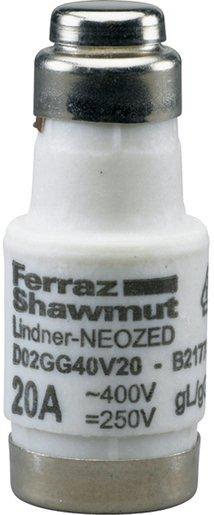 NEOZED Sicherung D02 400VAC/250VDC 20A gG blau