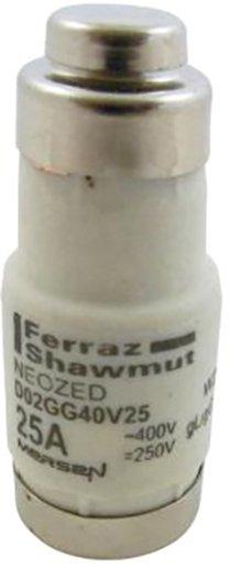 NEOZED Sicherung D02 400VAC/250VDC 25A gG gelb