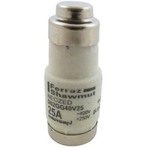 NEOZED Sicherung D02 400VAC/250VDC 25A gG gelb
