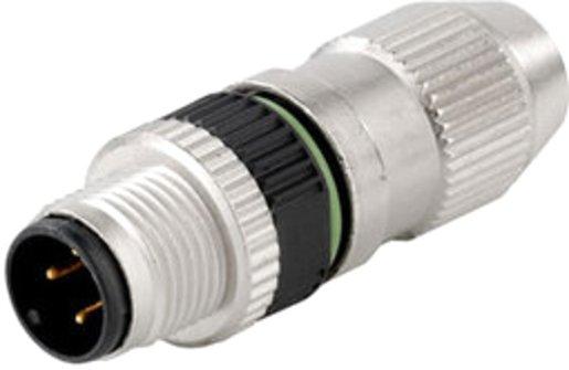 Sensor/Aktor-Steckverbinder M12 4 polig Stift gerade