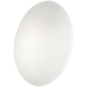 Decken-/Wandleuchte Ø 30cm weiß Glas opal-seidenmatt 1xE27 60W