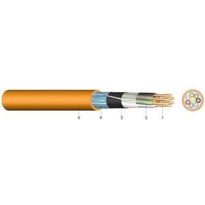Kabel & Leitungen JE-H(ST)H 4X2X0,8 | Halogenfreies Installationskabel  flammwidrig E30 JE-H(ST)H 4x2x0,8 | SCHCKE