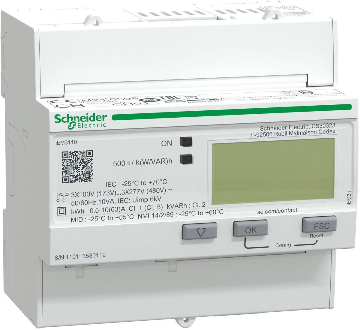 Energiezähler PowerLogic 3-phasig 63A iEM3110
