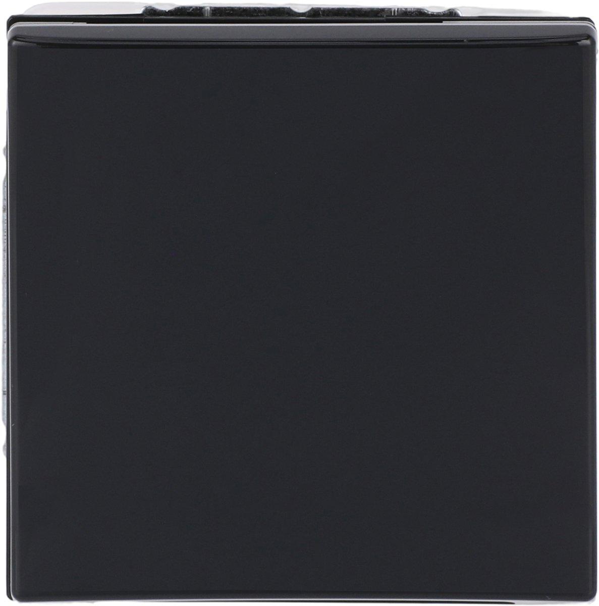 SCHUKO Steckdosen-Einsatz mit Klappdeckel anthrazit - Allwetter 44 (IP44)