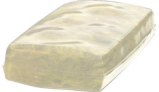 Mineralwolle für Brandschutzanwendungen 25 Liter gelb-grün