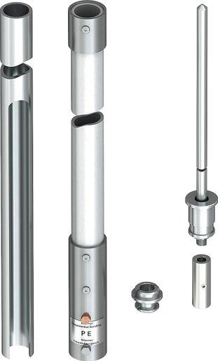 Isolierter Fangmast + Auslass für isCon-Leitung innen 4000mm GFK