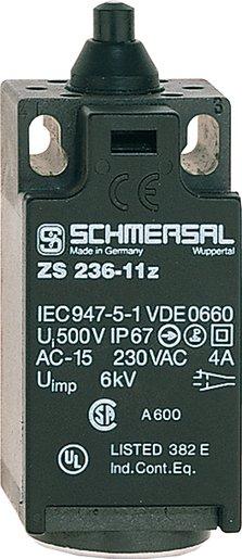 Positionsschalter mit Druckbolzen nach EN 50047