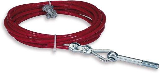 Seileinrichtung komplett 5m Zubehör für Seilzug-Notschalter