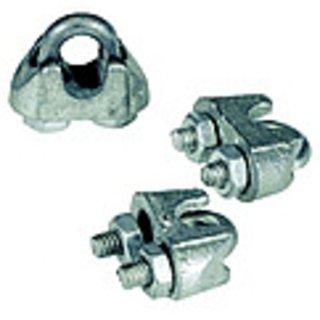 Seilklemme 3 mm aus Edelstahl für Zugseil mit Stahlseele Ø 3 mm