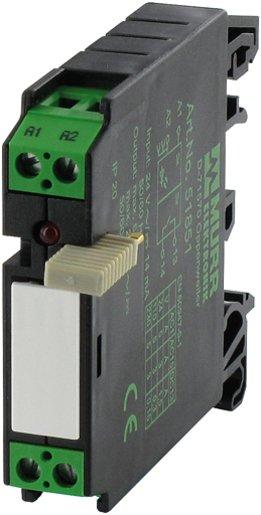 Relais Minussteckbrücke 24V AC/DC / 250V AC/DC / 5 A / 1 Schl. Schraub
