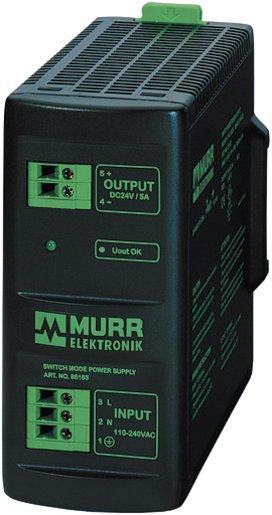 MCS-B Schaltnetzteil 1-phasig. IN: 100-265V AC OUT: 24V DC / 5 A