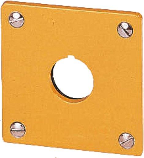 Einbautableau gelb eine Einbaustelle