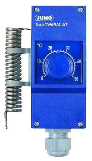 Aufbau-Raumthermostat 230VAC 16A - 0 - 50°C Wendefühler 17mm CrNi