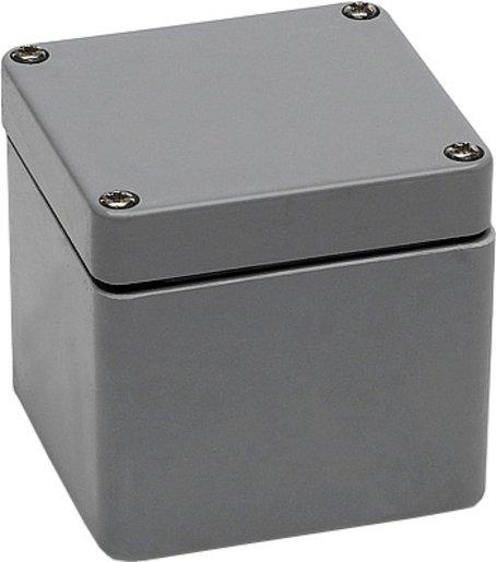 Klemmengehäuse Alu-Druckguß RAL7001 silbergrau IP65 122 x 122 x 80 mm