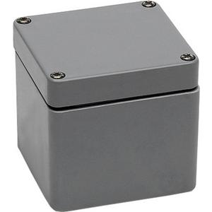 Klemmengehäuse Alu-Druckguß RAL7001 silbergrau IP65 122 x 122 x 80 mm
