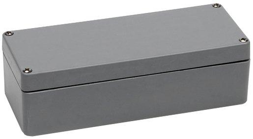 Klemmengehäuse Alu-Druckguß RAL7001 silbergrau IP65 220 x 122 x 80 mm