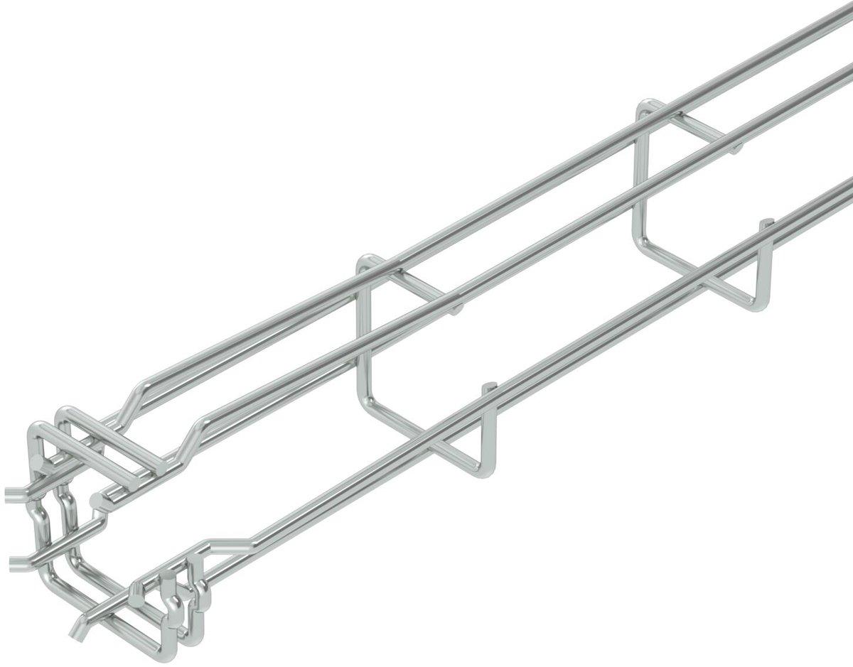 Gitterrinne Magic G-Form Stahl galvanisch verzinkt 50x50 mm